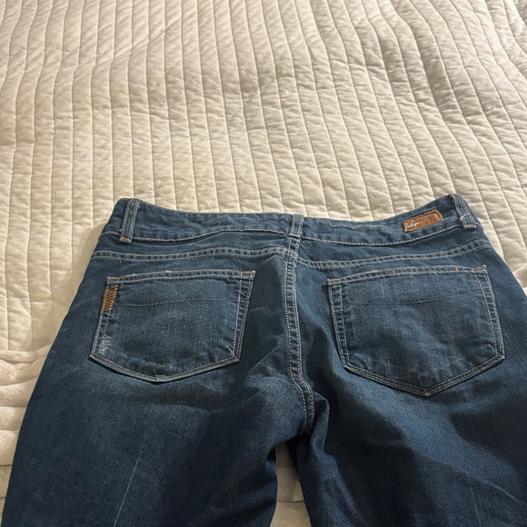 PAIGE Dark Blue Flare Jeans - Picture 5 of 7